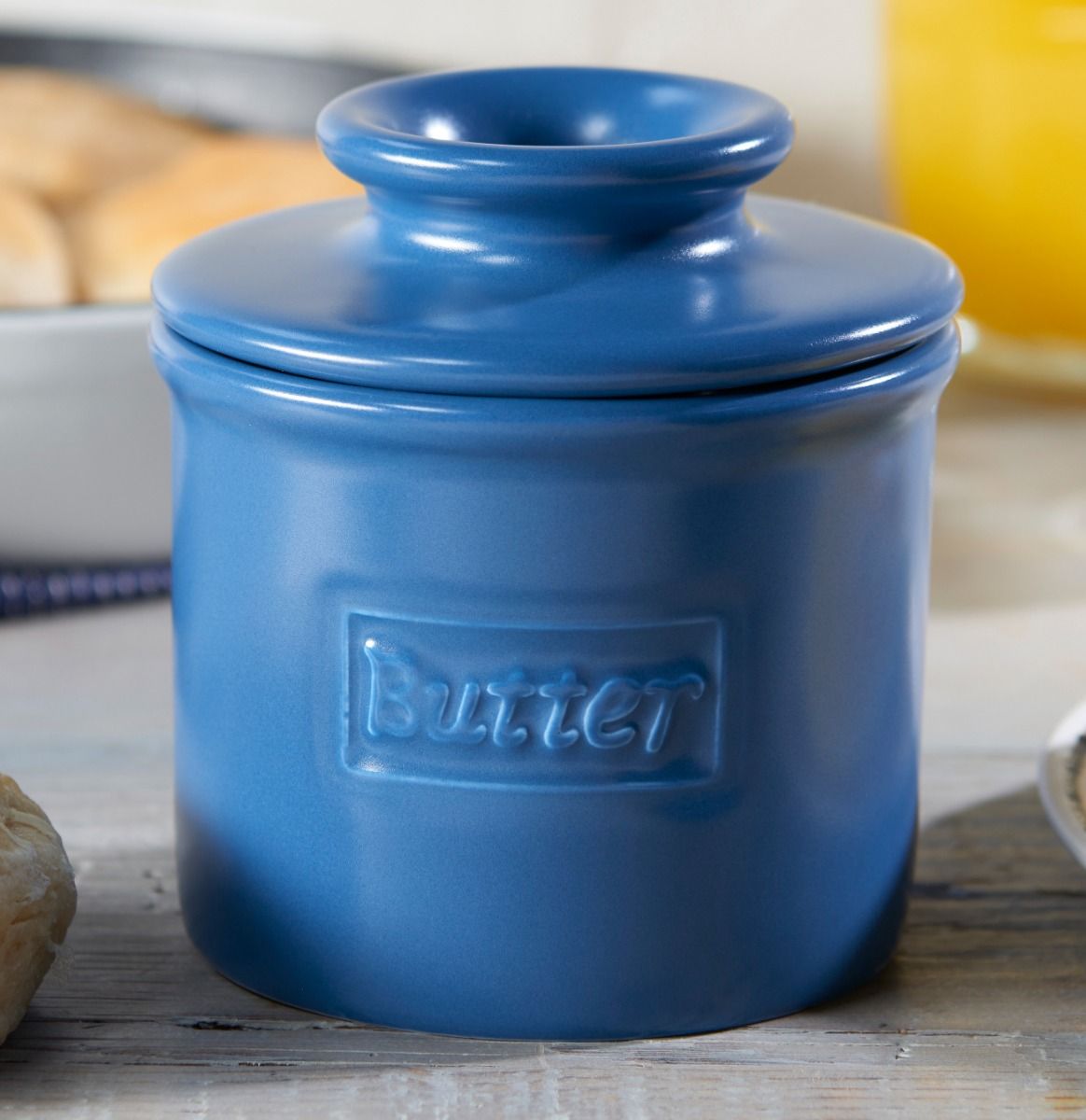 Butter Crock Denim Blue – The Kitchen