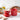 Maraschino Red Cafe Retro Butter Bell crock-with lid open