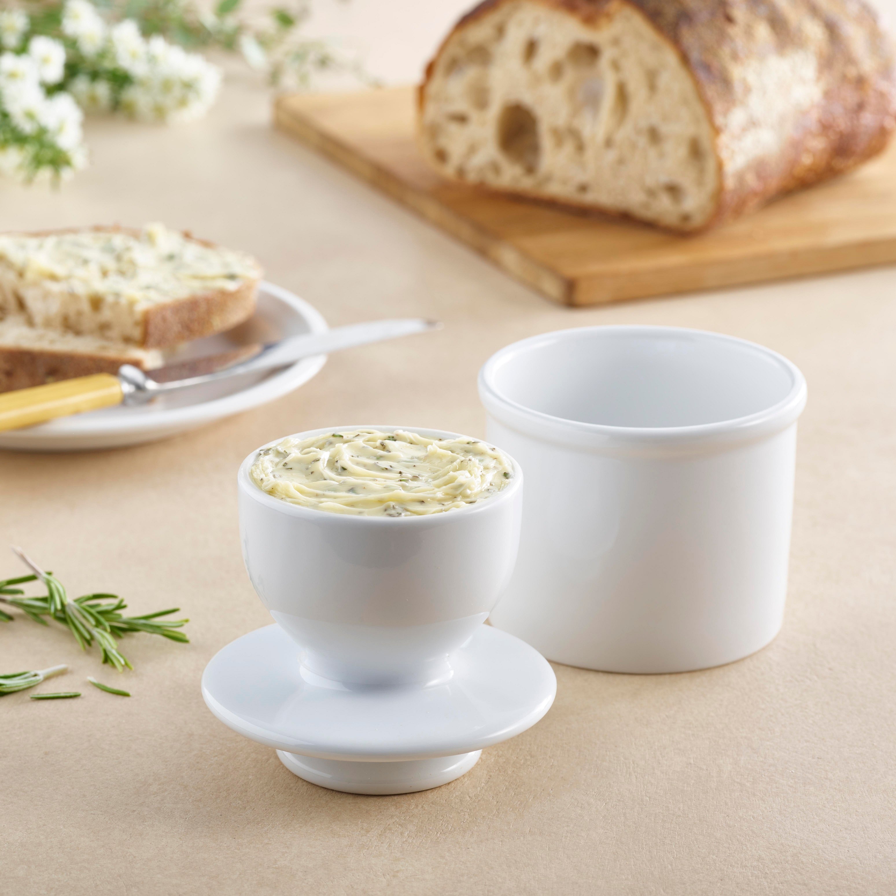 Butter Bell La Ciotola Originale Per Burro - Portaburro In Ceramica Francese Con Motivo Mucca