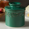Emerald Green Antique Butter Bell Crock-BB-AQEM