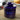 Cobalt Blue Cafe Retro Butter Bell crock-with lid