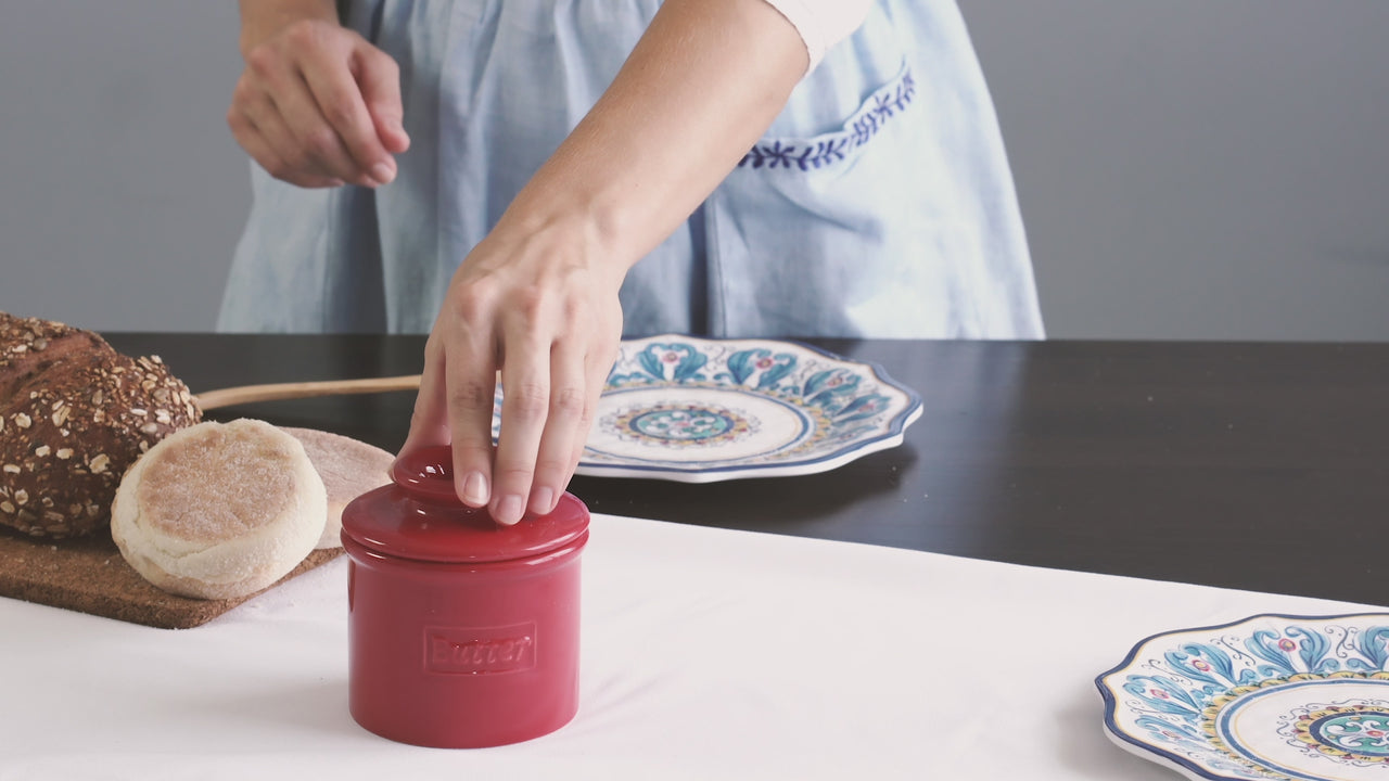 How the Butter Bell Crock keeps butter fresh and spreadable