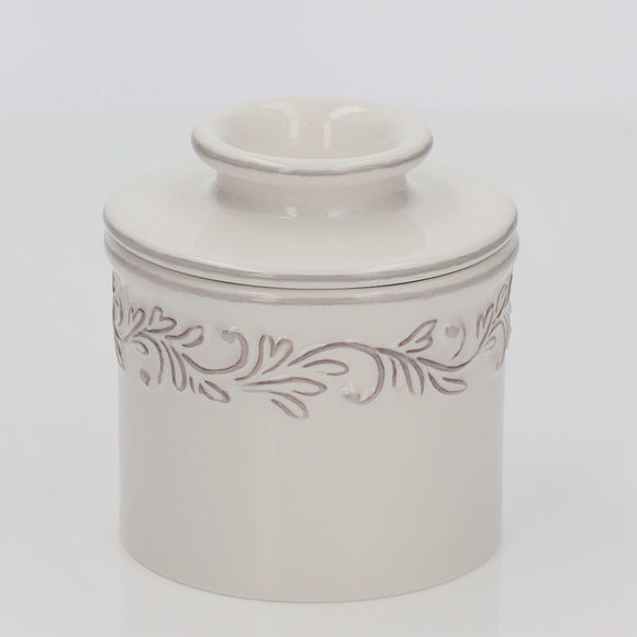 White Linen Antique Butter Bell Crock product video